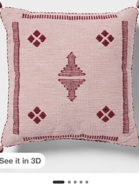 Threshold Set of 2 Cactus Silk Woven Pillow 18” x 18”